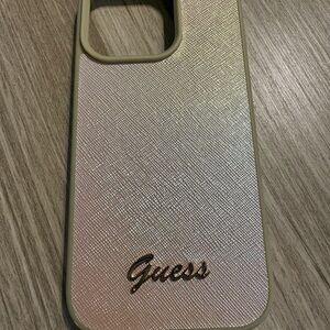 Guess Gold IPhone 16 Pro Case